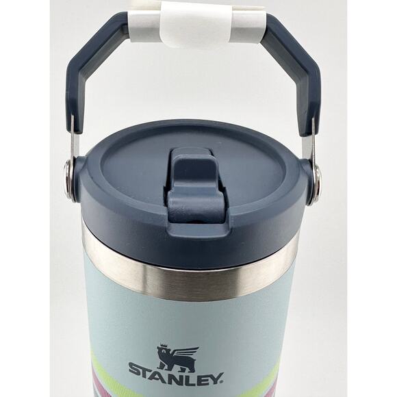 Stanley Ice Flow Flip Straw Tumbler 30 oz, SEAFOAM STRIPE - Picture 3 of 5
